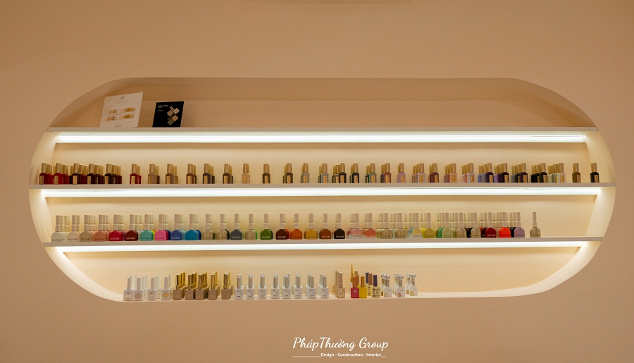 Dự Án Thiết Kế Spa Kết Hợp Nail Mishang
