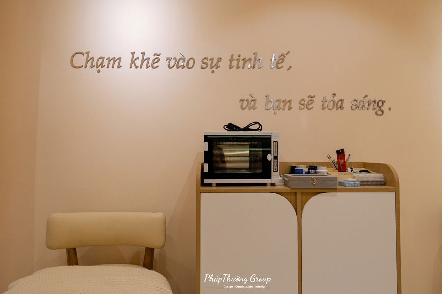 Dự Án Thiết Kế Spa Kết Hợp Nail Mishang