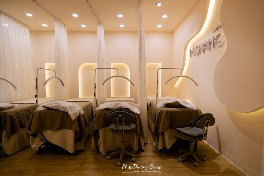 Dự Án Thiết Kế Spa Kết Hợp Nail Mishang