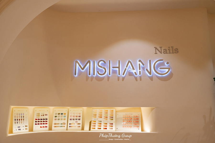 Dự Án Thiết Kế Spa Kết Hợp Nail Mishang