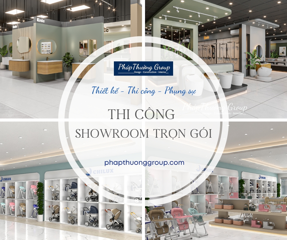 Dịch vụ thi công Showroom chuyên nghiệp, tăng trải nghiệm mua sắm hiệu quả