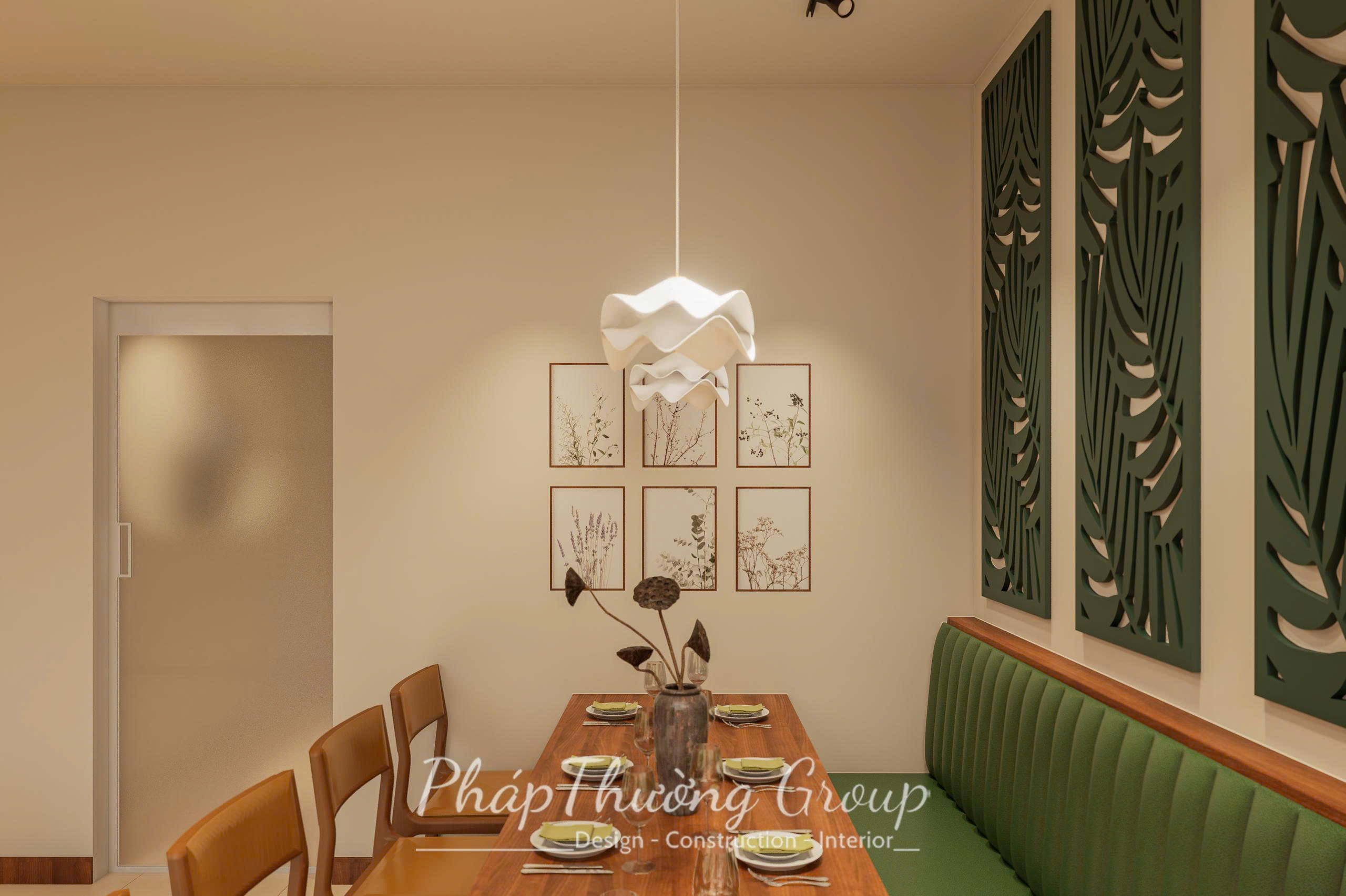 Thiết kế Nhà Hàng Bếp Chị Lý - 1