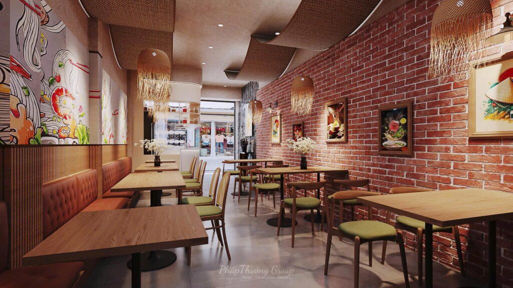 Thiết kế Nhà Hàng Phở Hiền