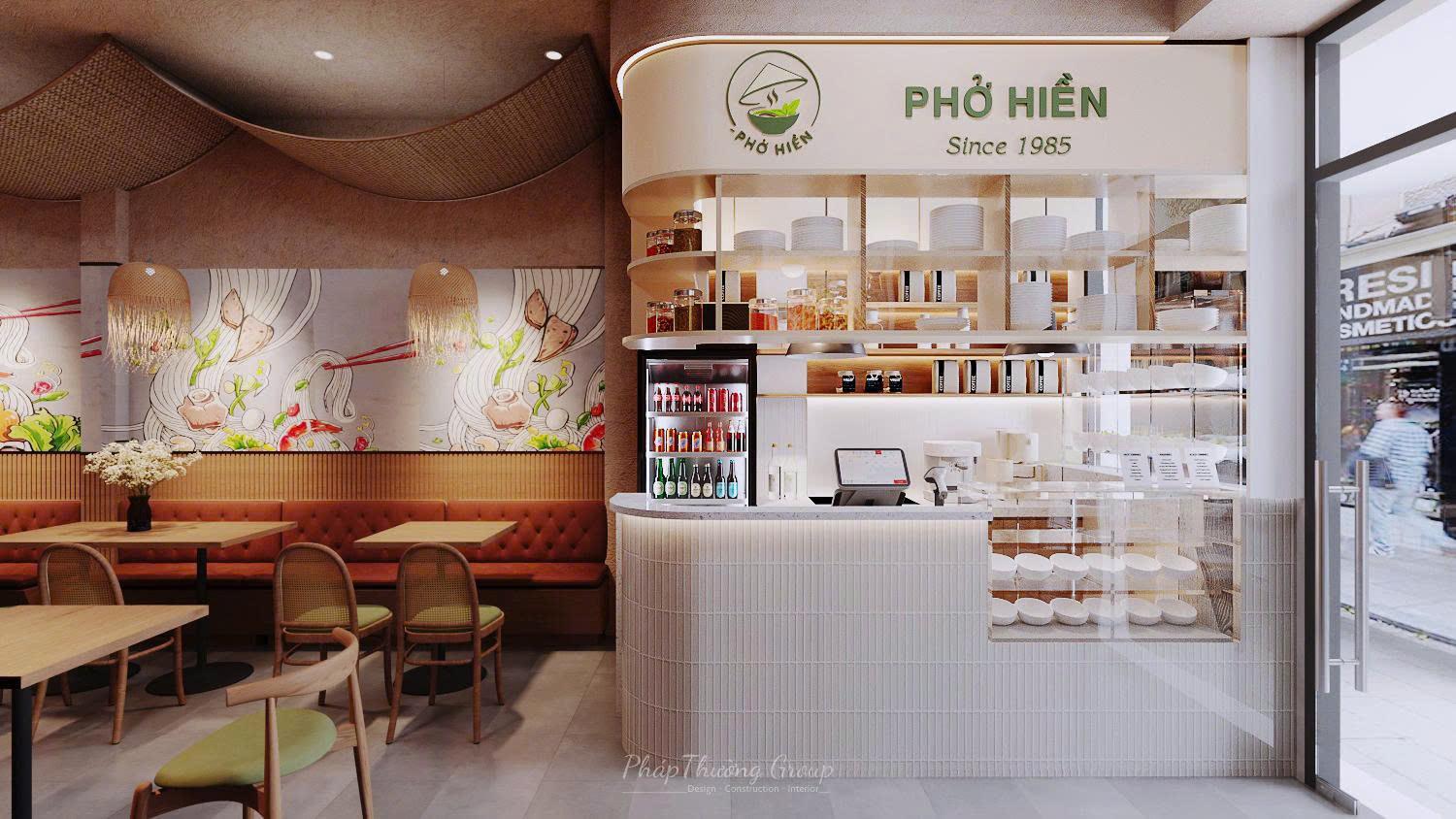 Thiết kế Nhà Hàng Phở Hiền